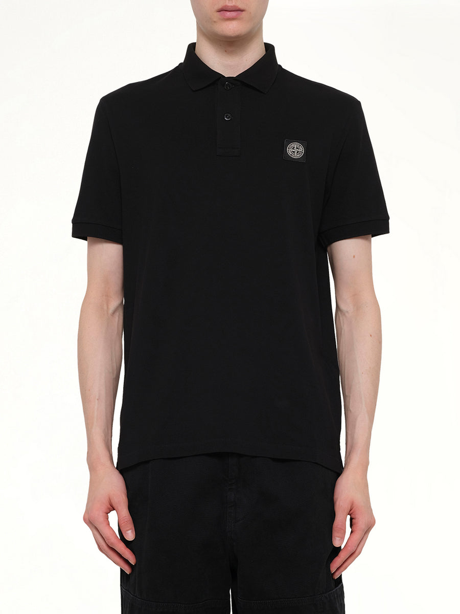 2200008 SS Polo in Black
