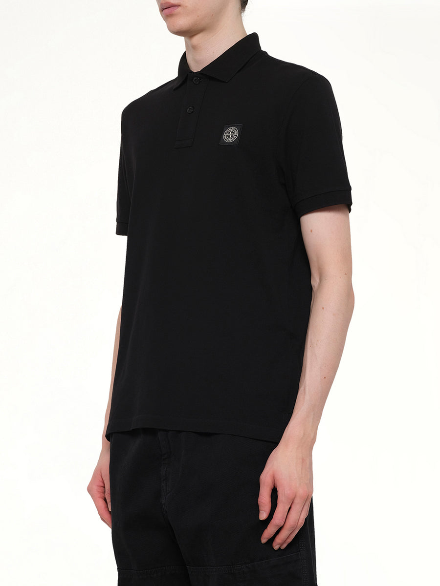 2200008 SS Polo in Black