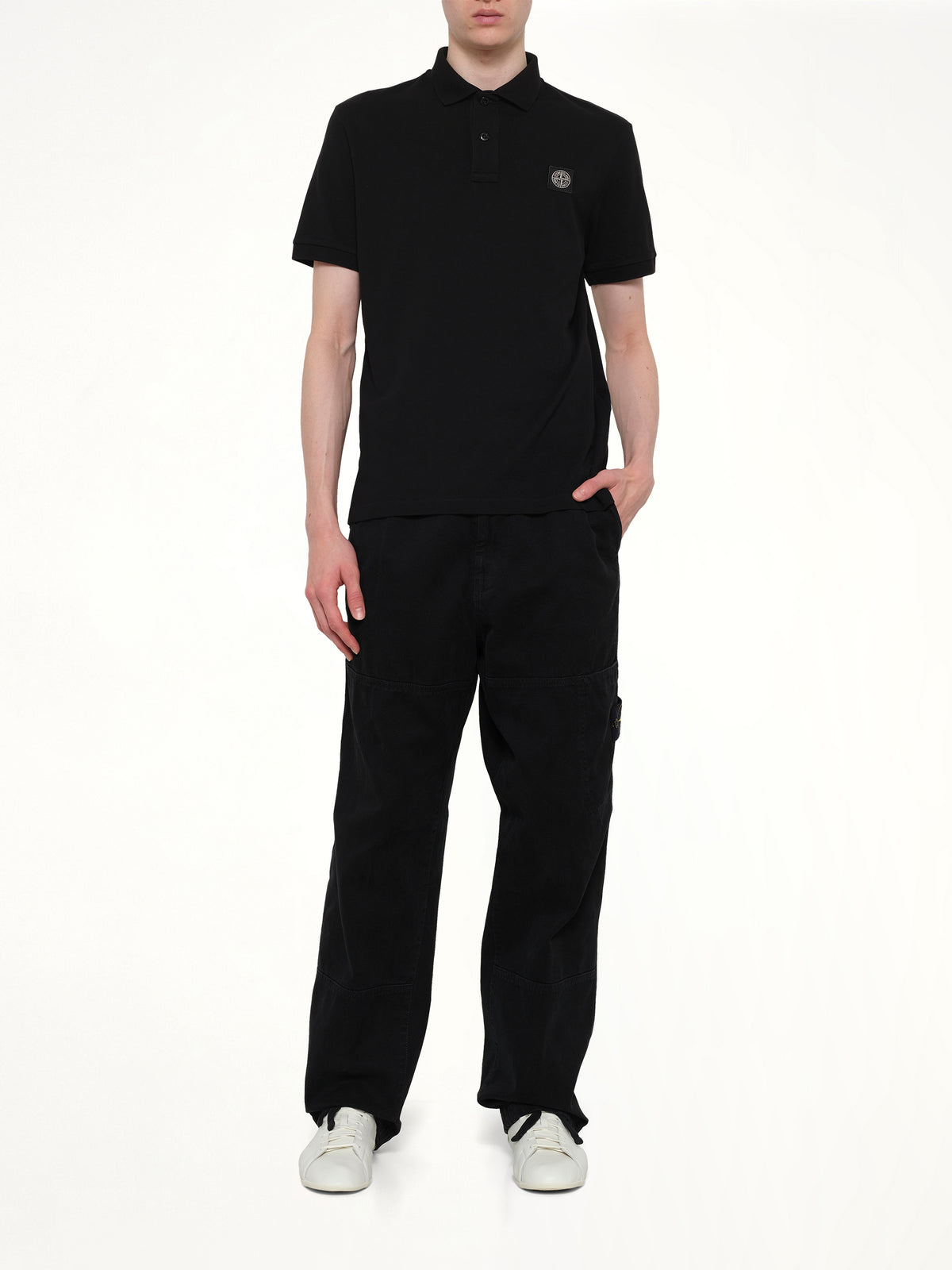 2200008 SS Polo in Black