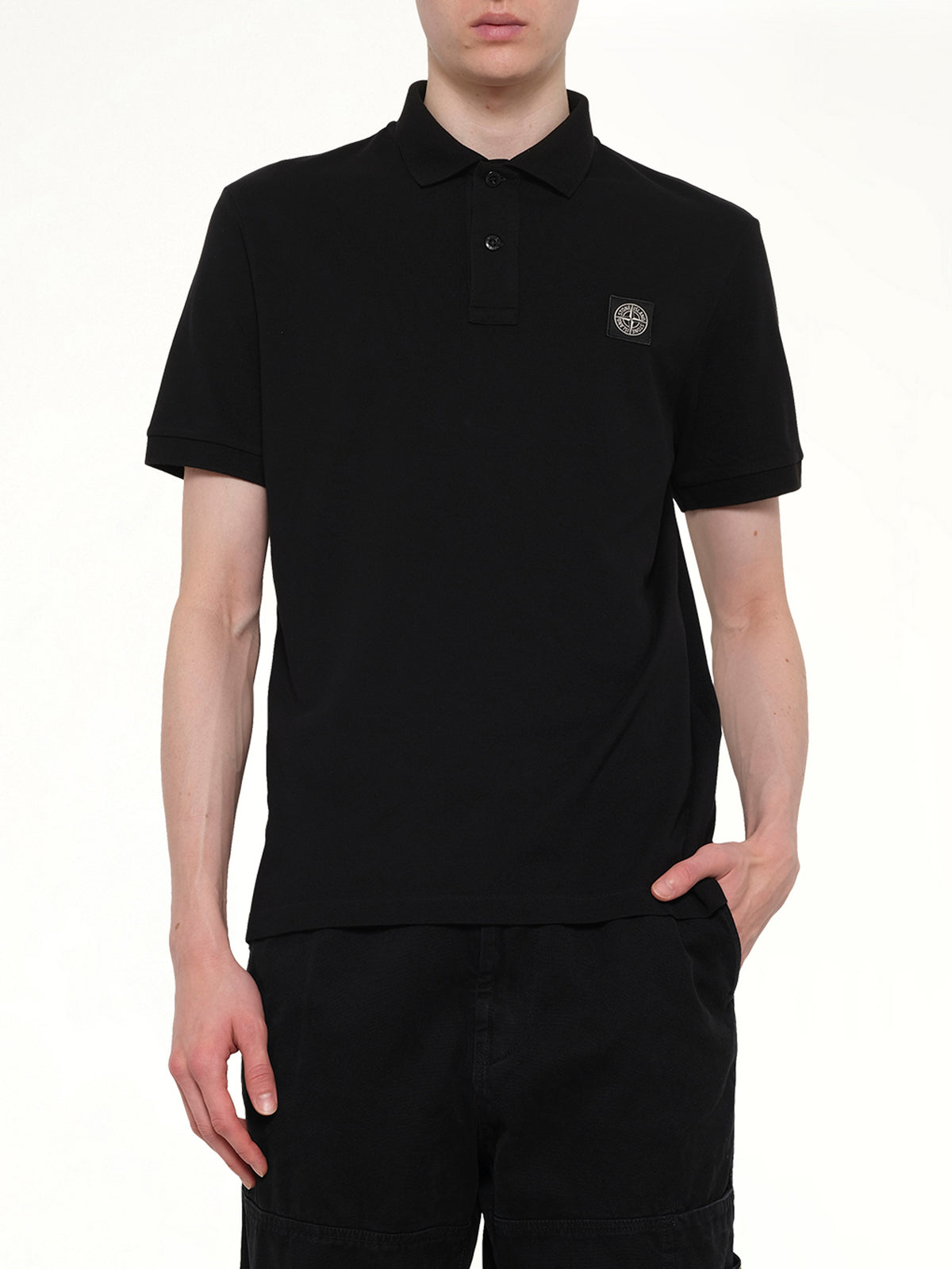 2200008 SS Polo in Black