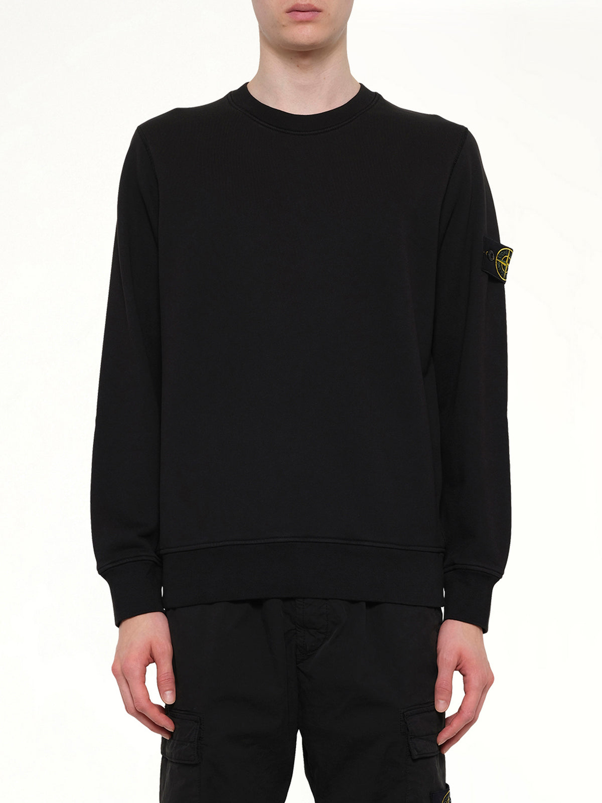 6100060 Organic Cotton Sweatshirt in Black