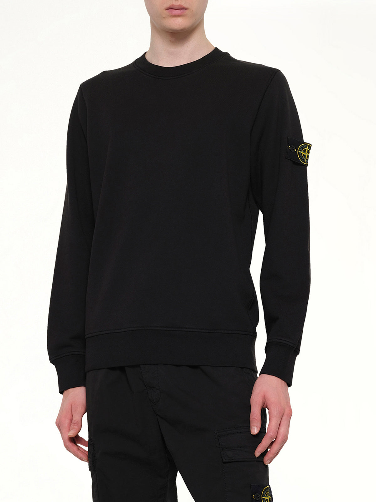 6100060 Organic Cotton Sweatshirt in Black