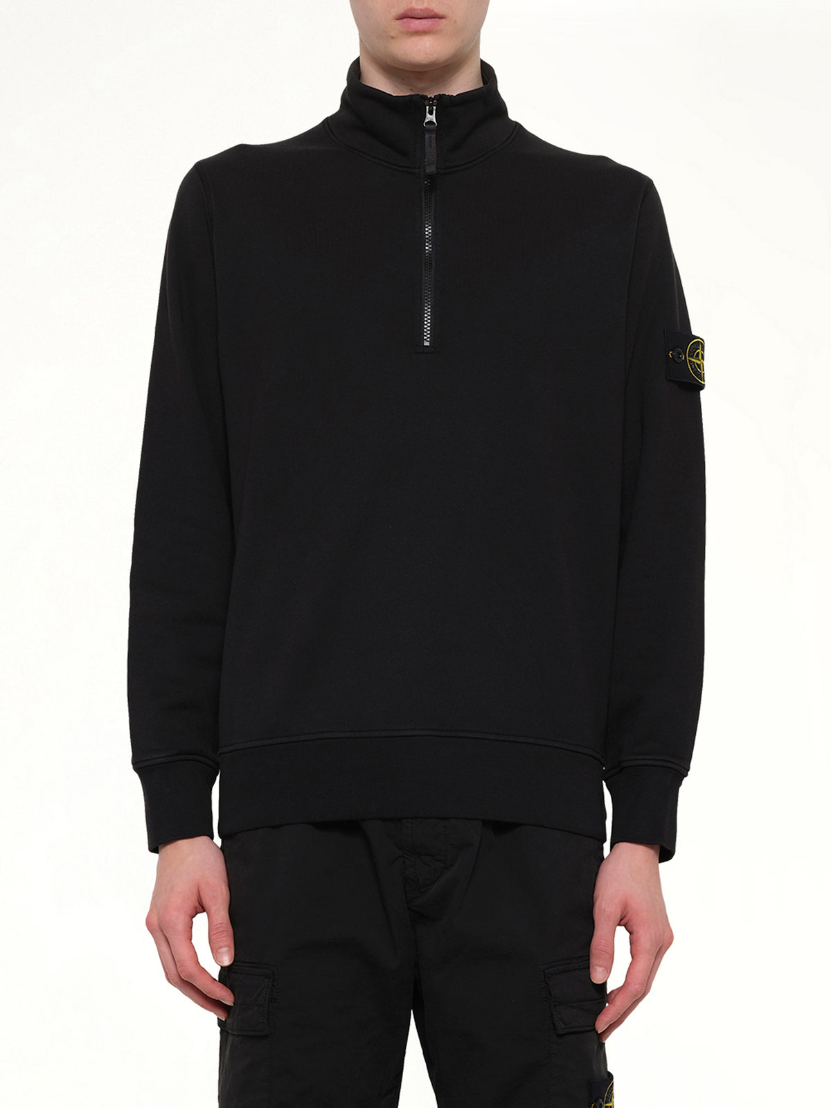 6100070 LS Polo in Black