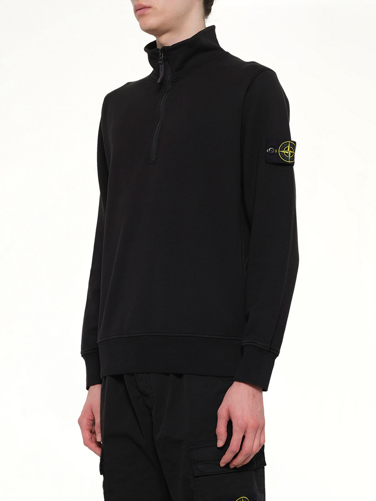 6100070 LS Polo in Black