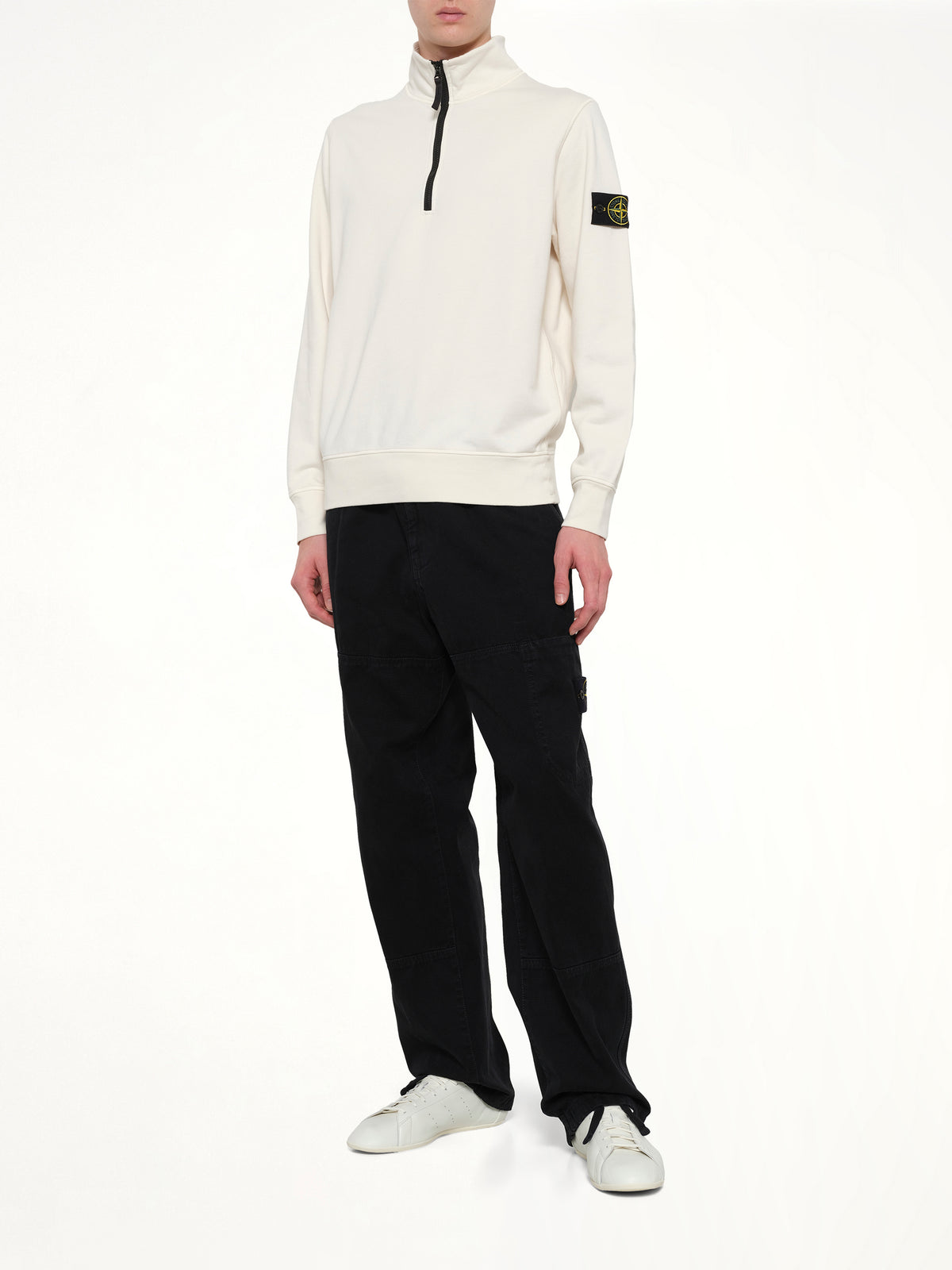 6100070 LS Polo in Ivory