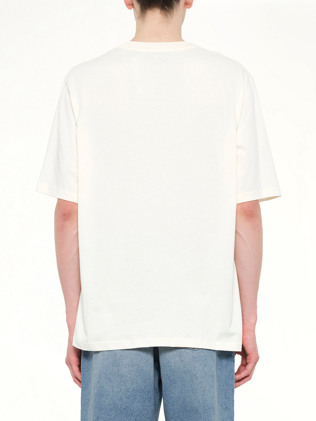 Big ADC Embossed T-Shirt in Off White
