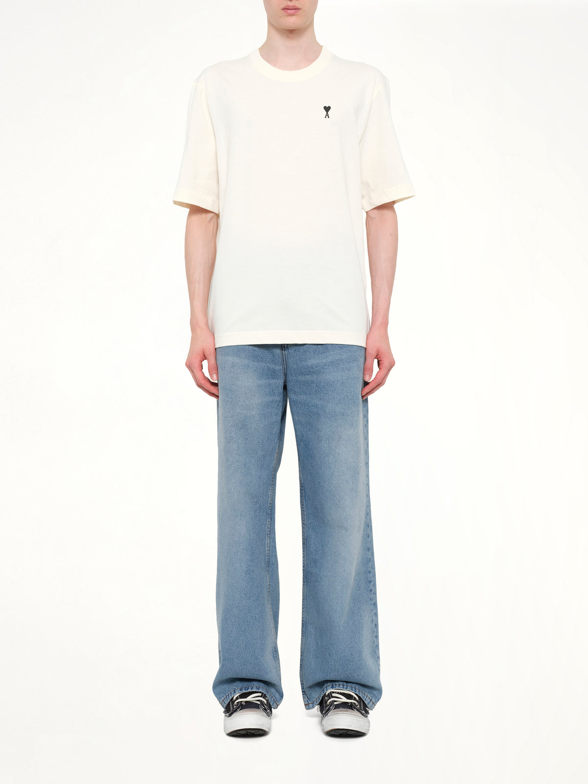 Boxy Fit ADC T-Shirt in Cream