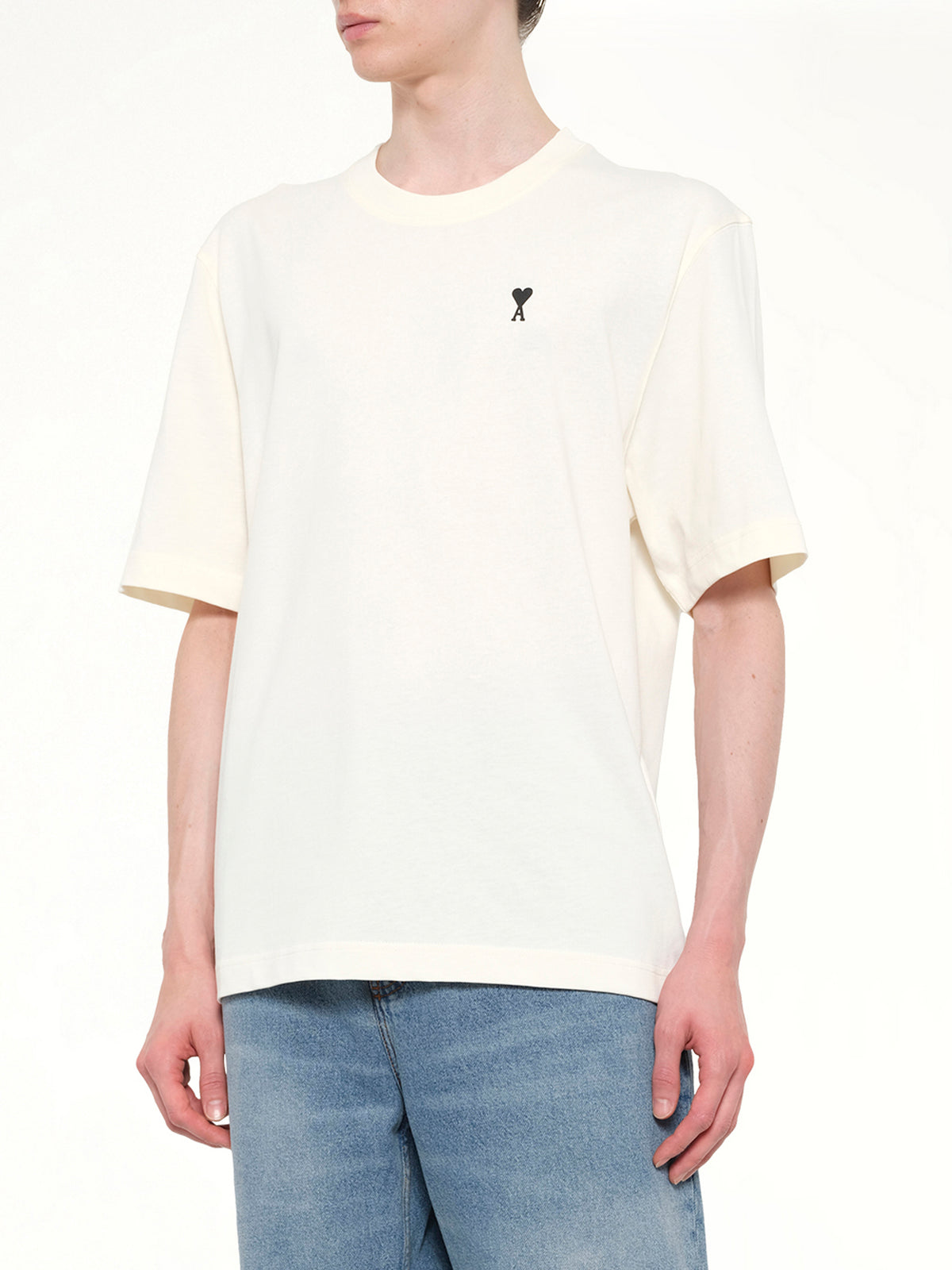 Boxy Fit ADC T-Shirt in Cream