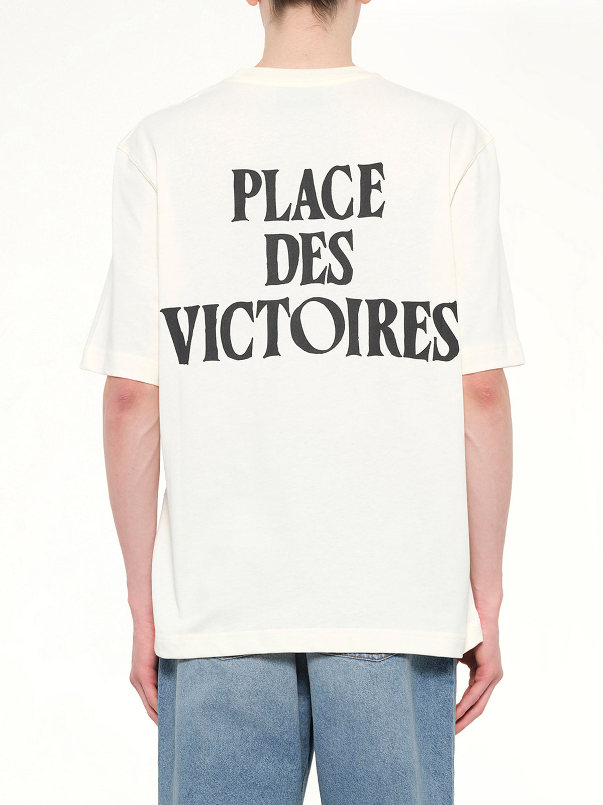 Boxy Fit ADC T-Shirt in Cream