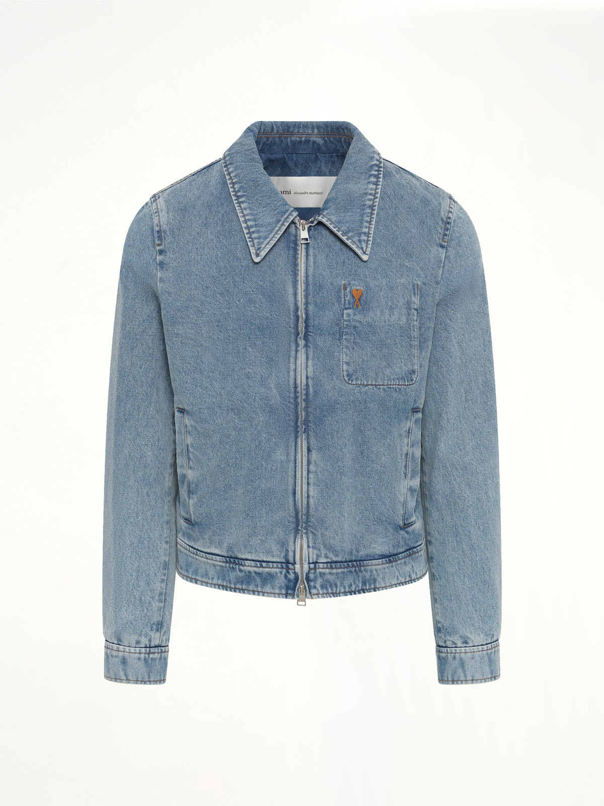 Contrasted ADC Denim Jacket in Blue
