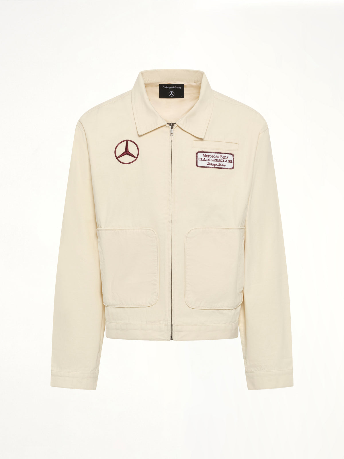 Kidsuper X Mercedes Benz Work Jacket in Cream