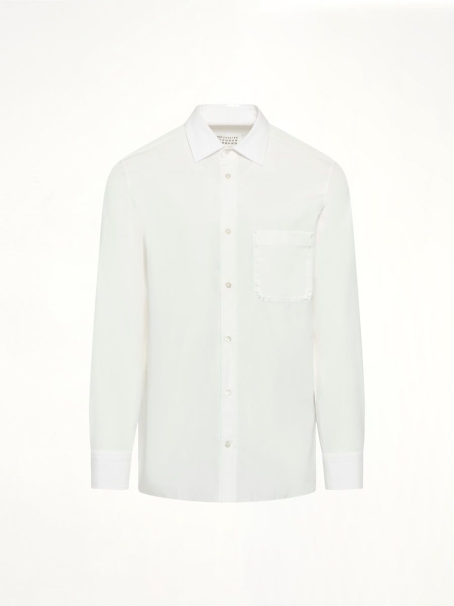 Long Sleeve Shirt in Off White
