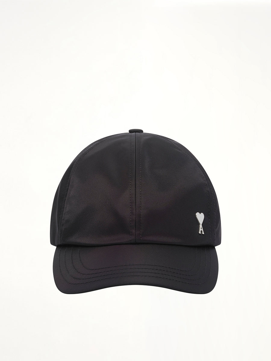 Ami De Coeur Stud Cap in Black
