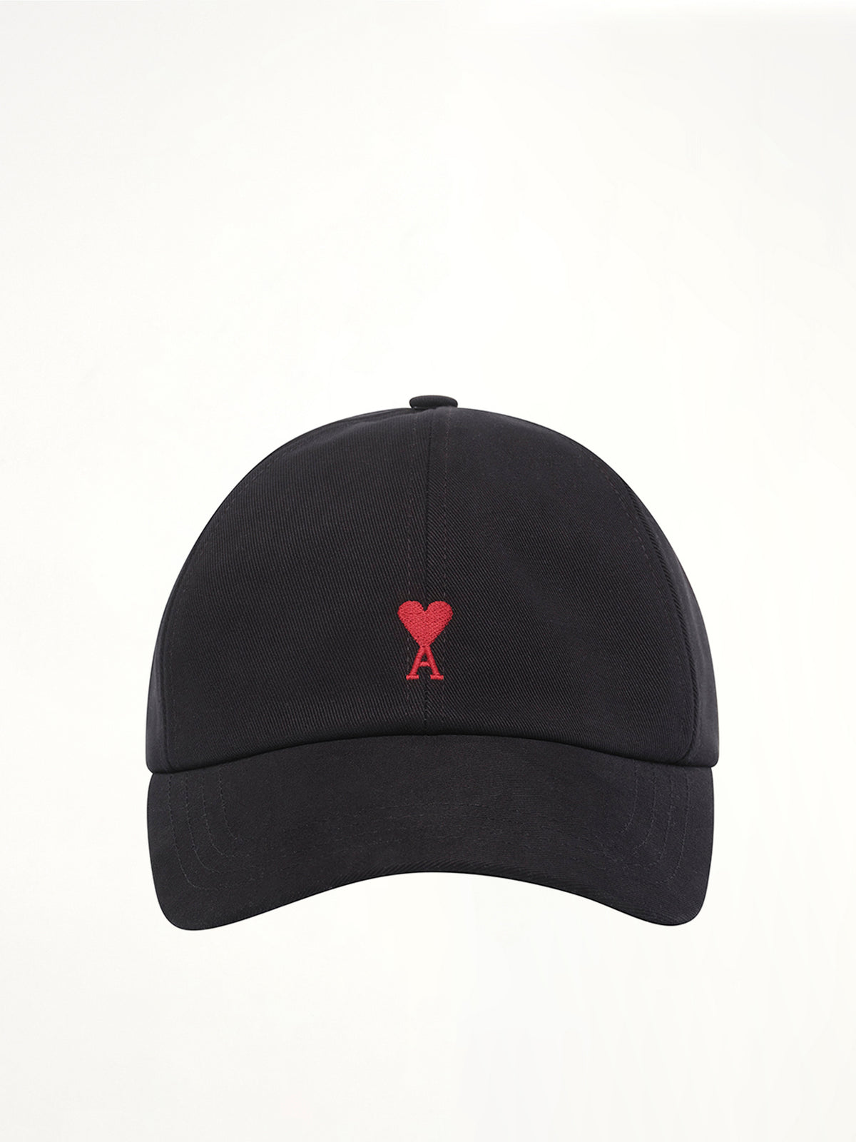 Ami De Coeur Embroidery Cap in Black/Red