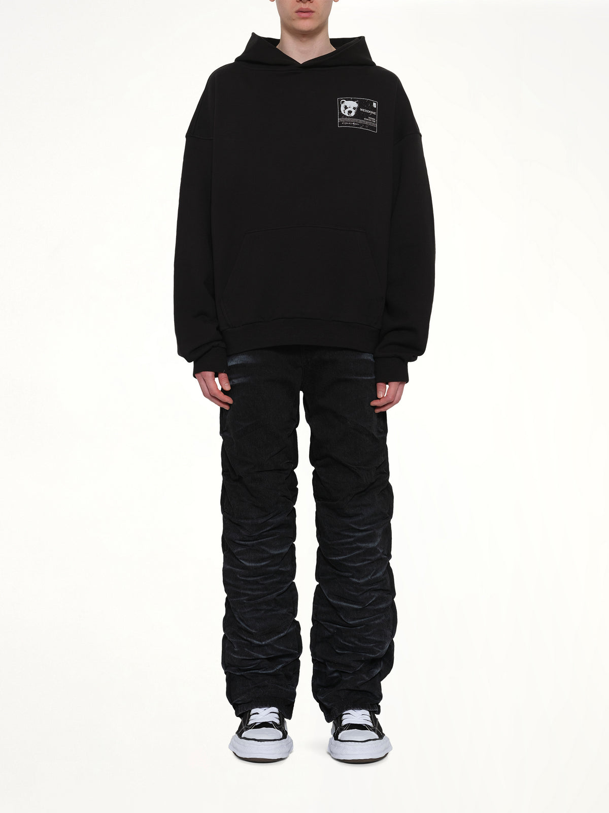 DNA Teddy ID Hoodie in Black