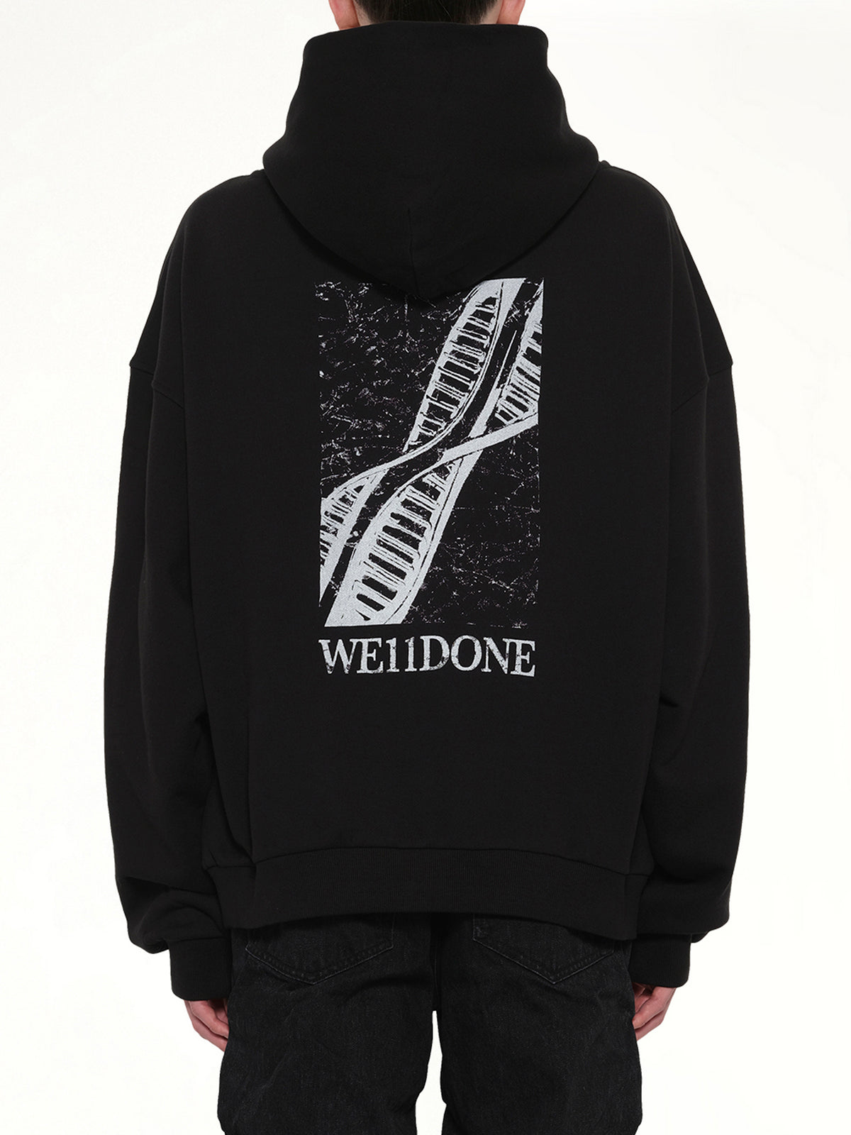 DNA Teddy ID Hoodie in Black