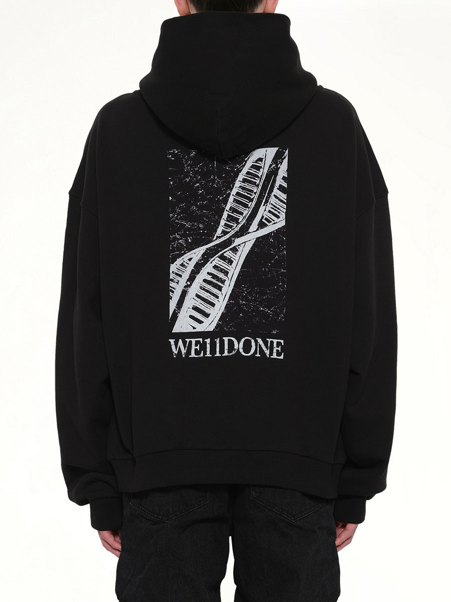 DNA Teddy ID Hoodie in Black