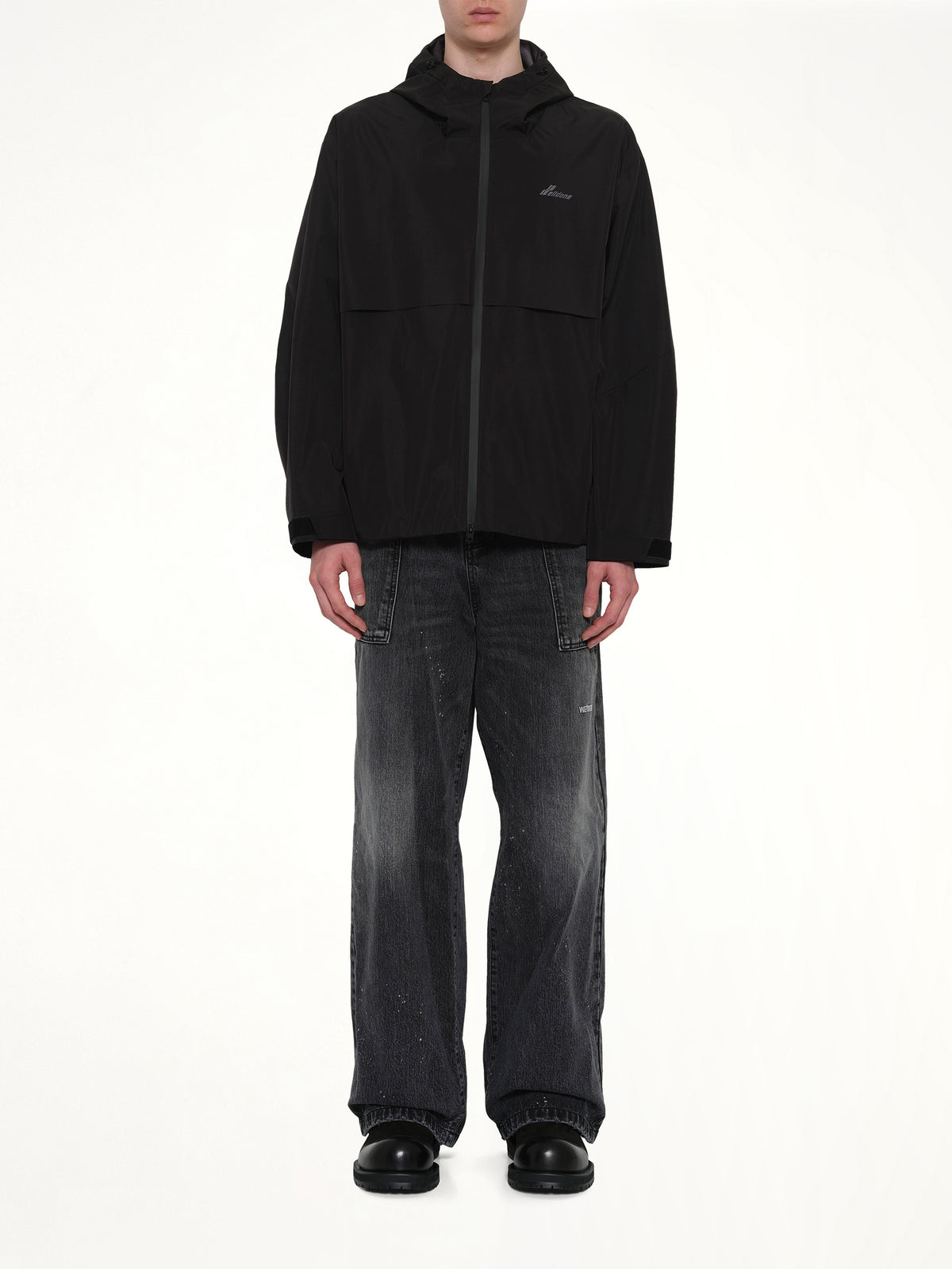 3L Shell Hoodie Jacket in Black