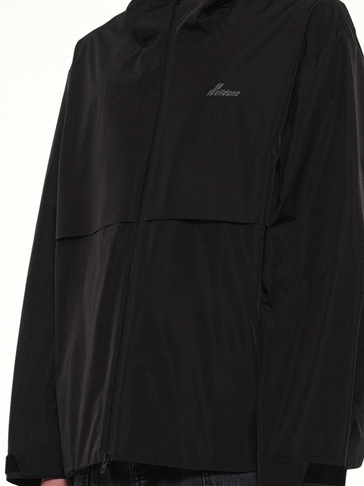 3L Shell Hoodie Jacket in Black