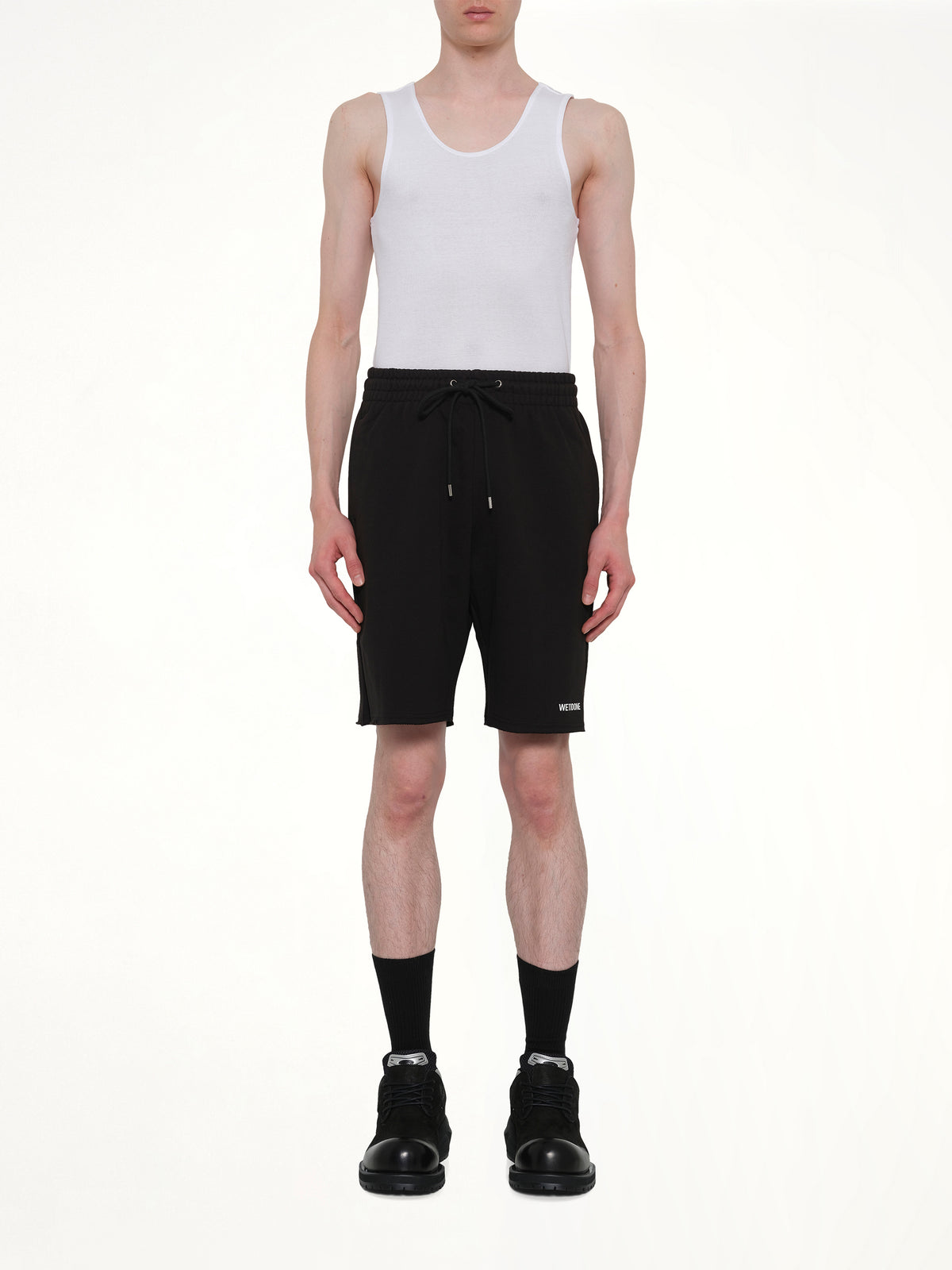 Basic Logo Shorts in Black