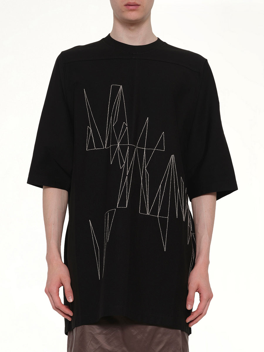Rick Owens x Moncler Jumbo SS T in Black