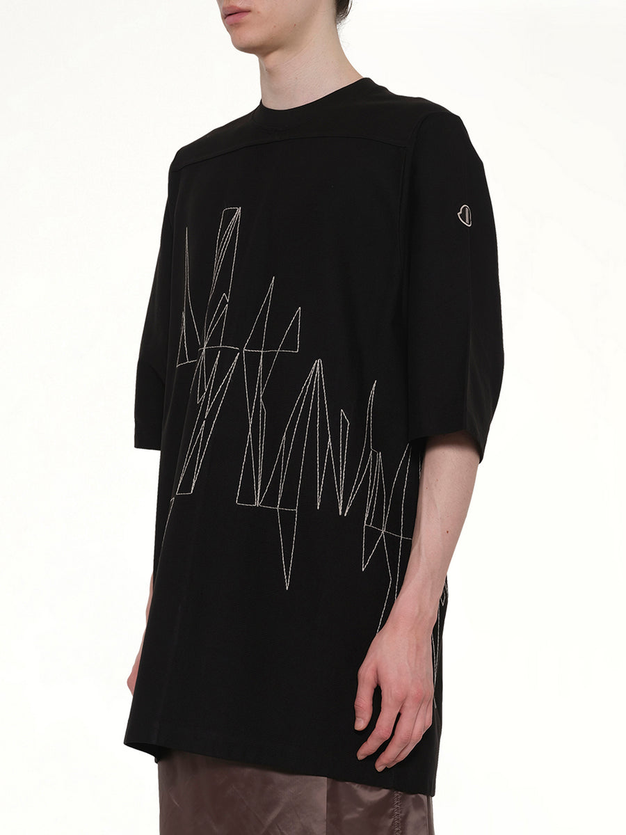 Rick Owens x Moncler Jumbo SS T in Black