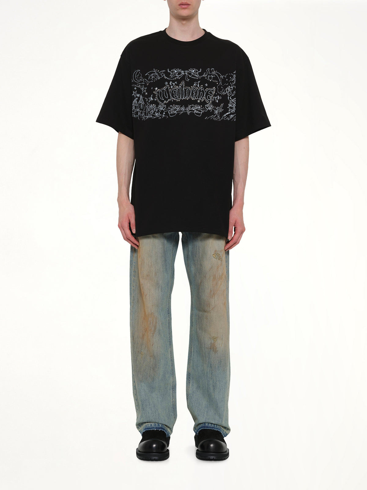 Ending Credit T-Shirt in Black