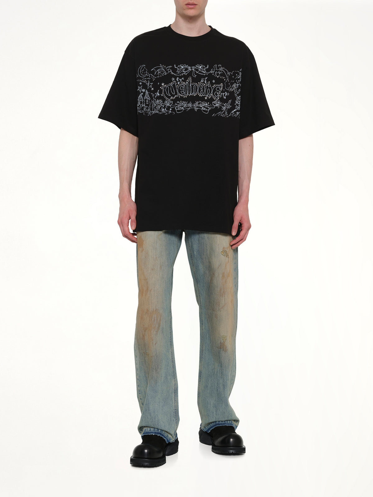 Ending Credit T-Shirt in Black