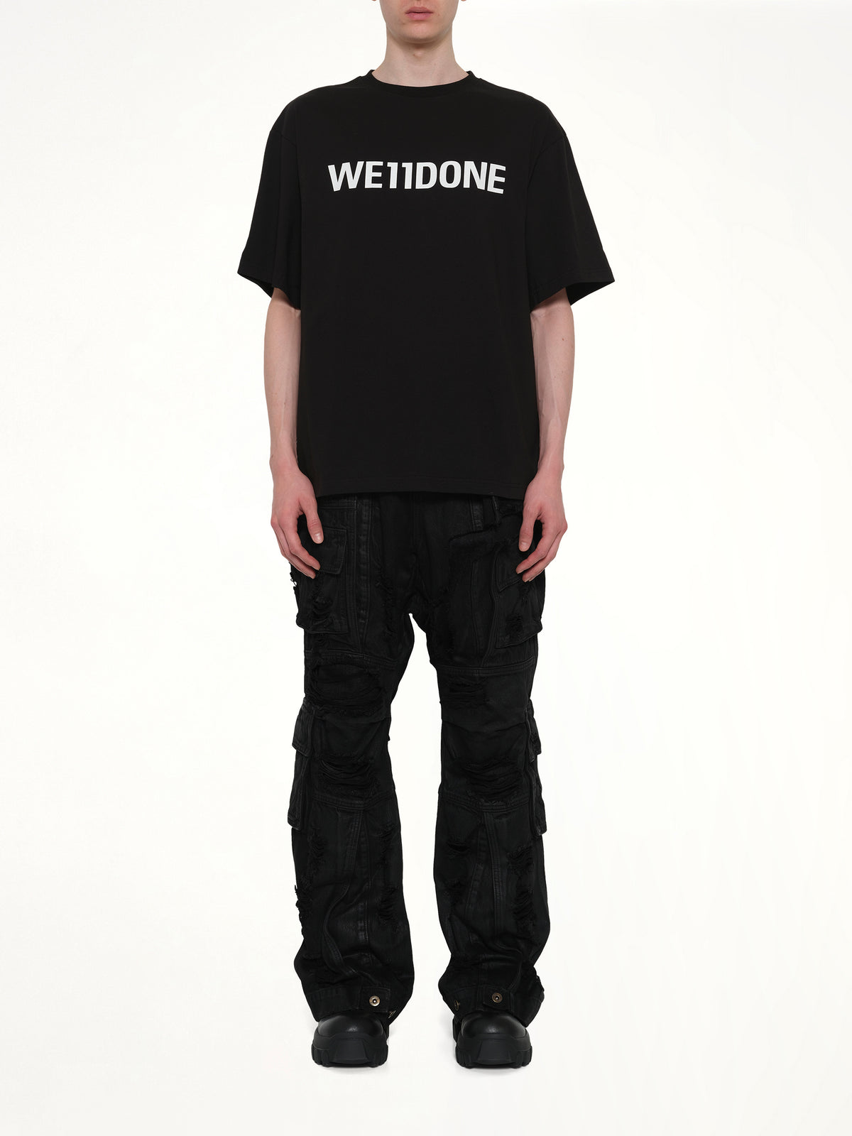 Logo Loose-Fit T-Shirt in Black