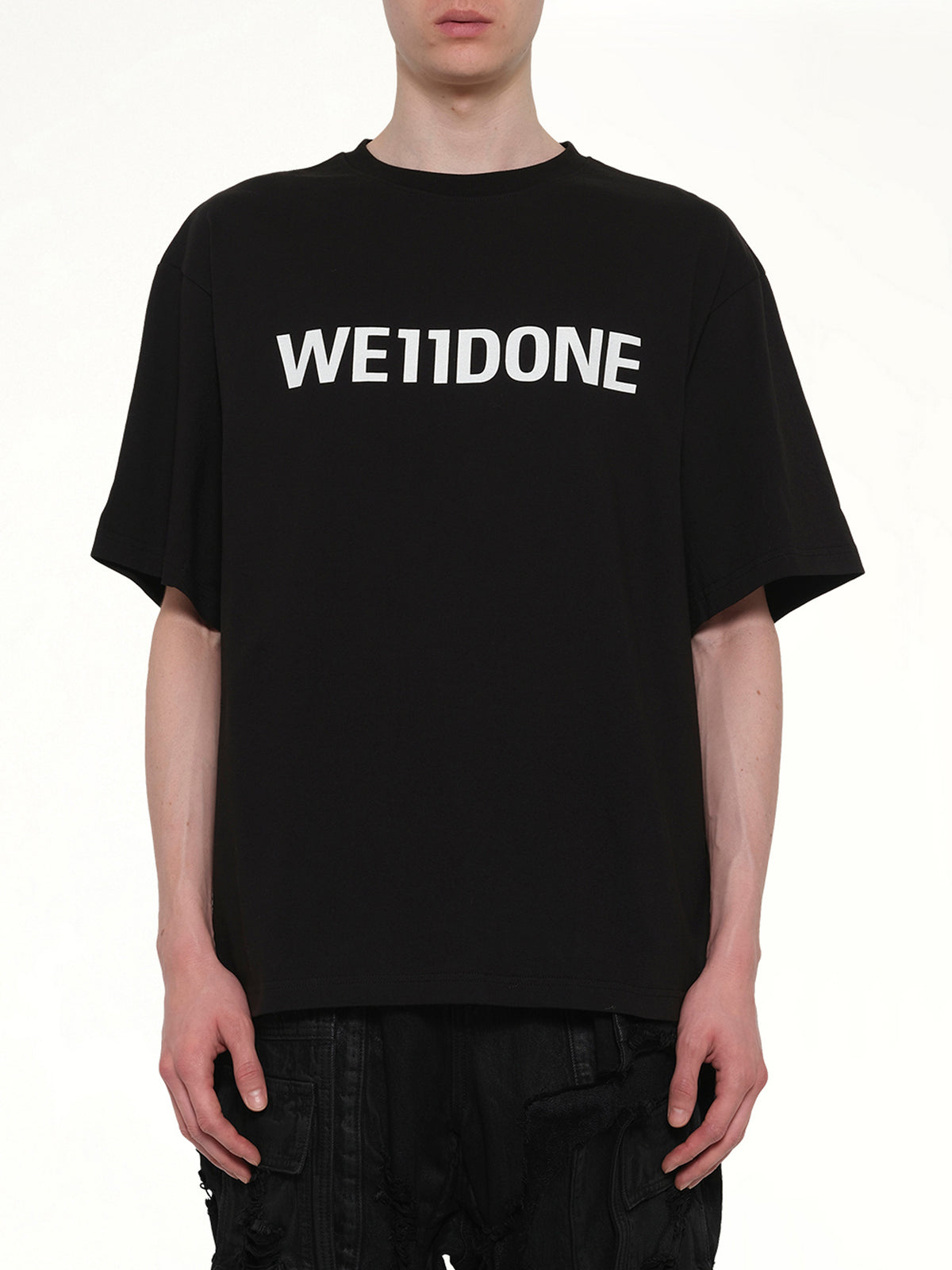 Logo Loose-Fit T-Shirt in Black