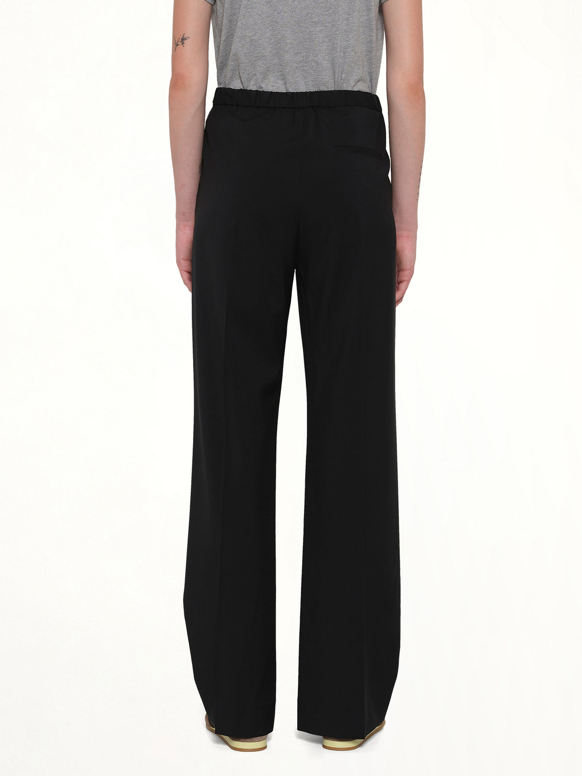Wool Trouser in Black