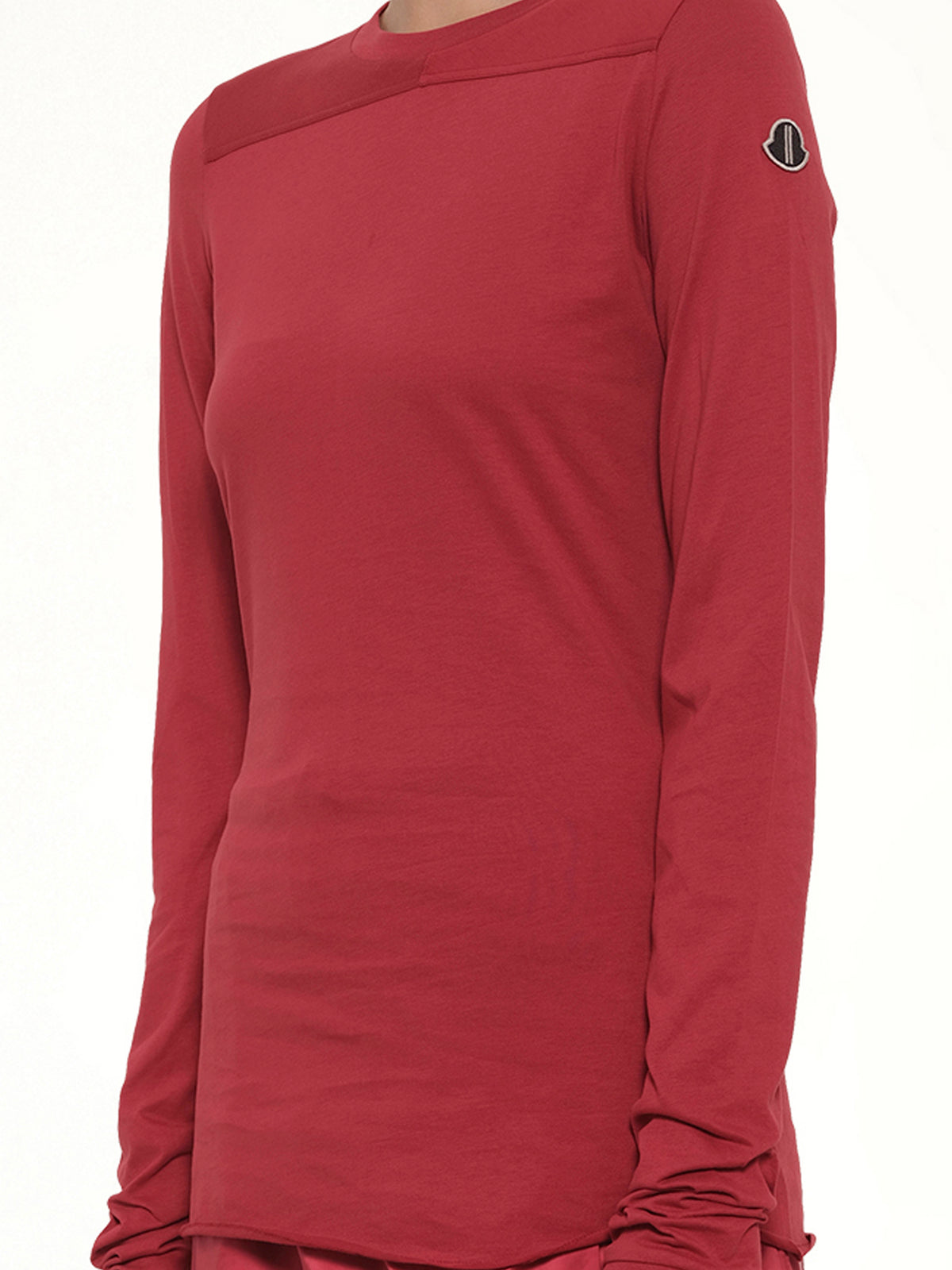 Rick Owens x Moncler Girder LS T in Carnelian