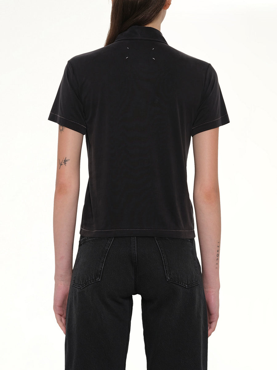 Polo Shirt in Black