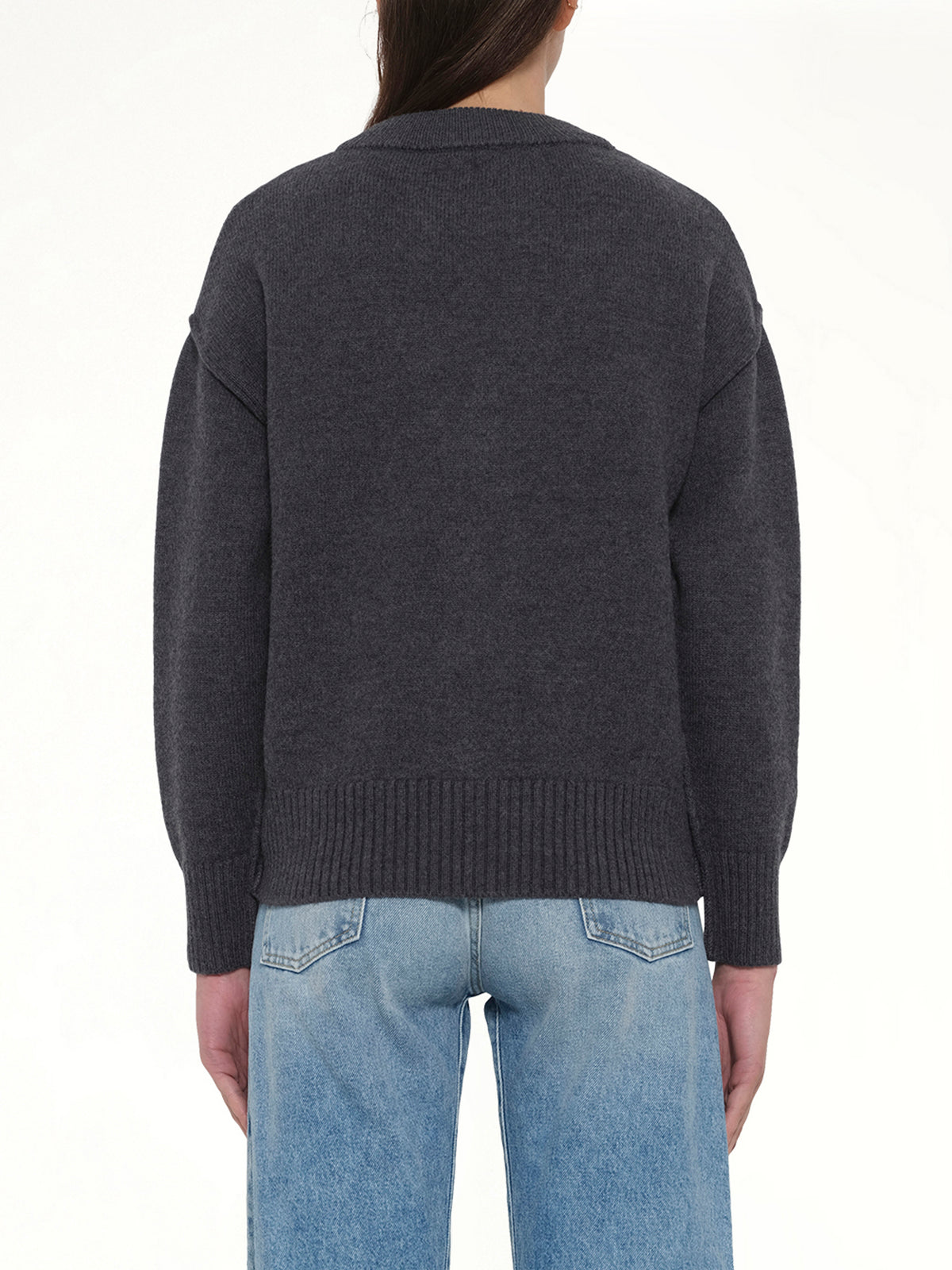 Ami De Coeur Cardigan in Grey