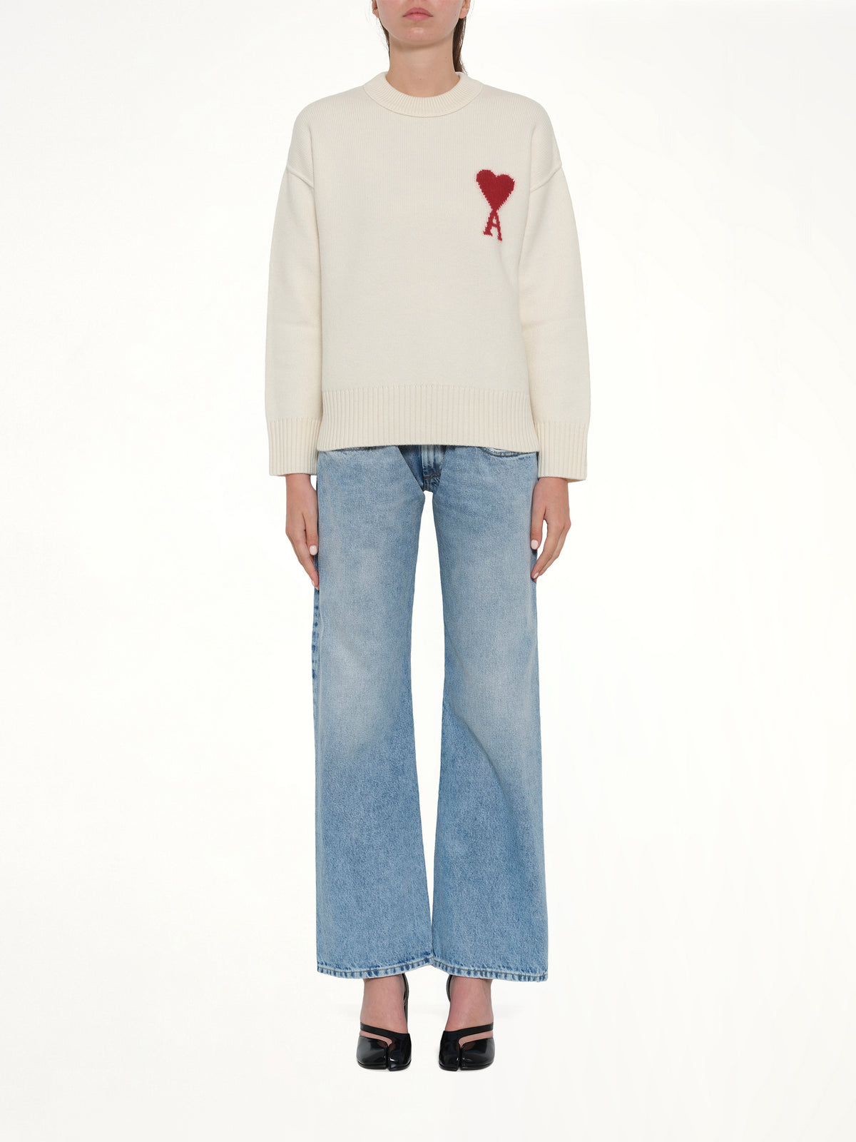 Ami De Coeur Sweater in Off White