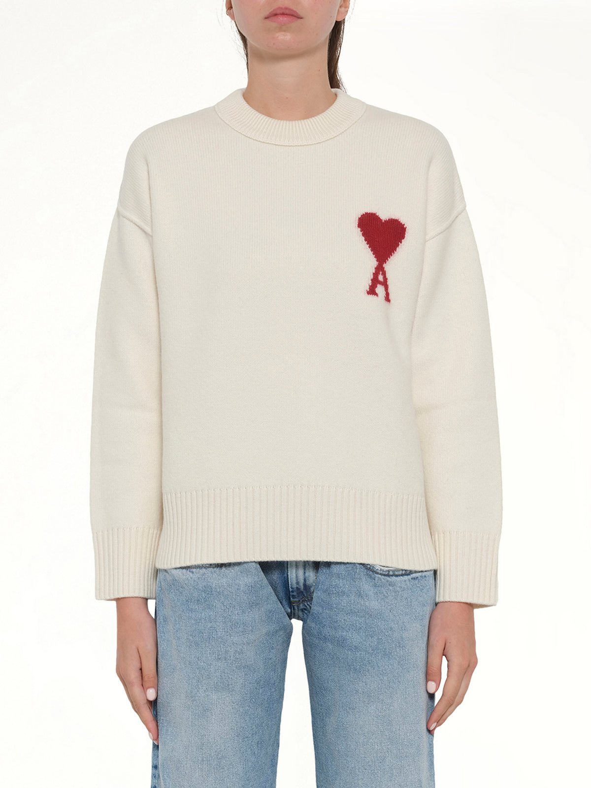 Ami De Coeur Sweater in Off White