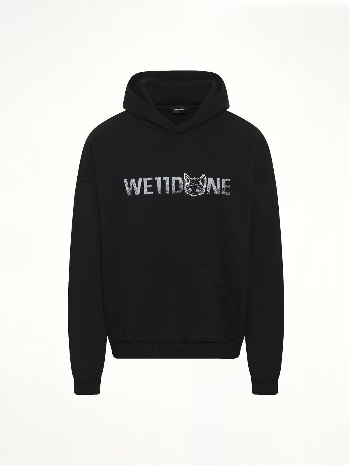 Amber Logo Hoodie in Black