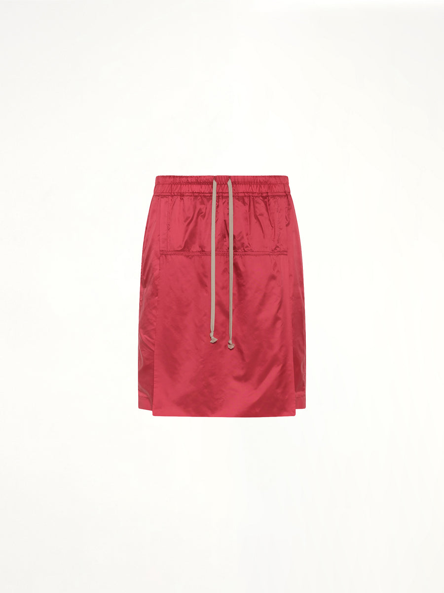 Rick Owens x Moncler Kiltshorts in Carnelian