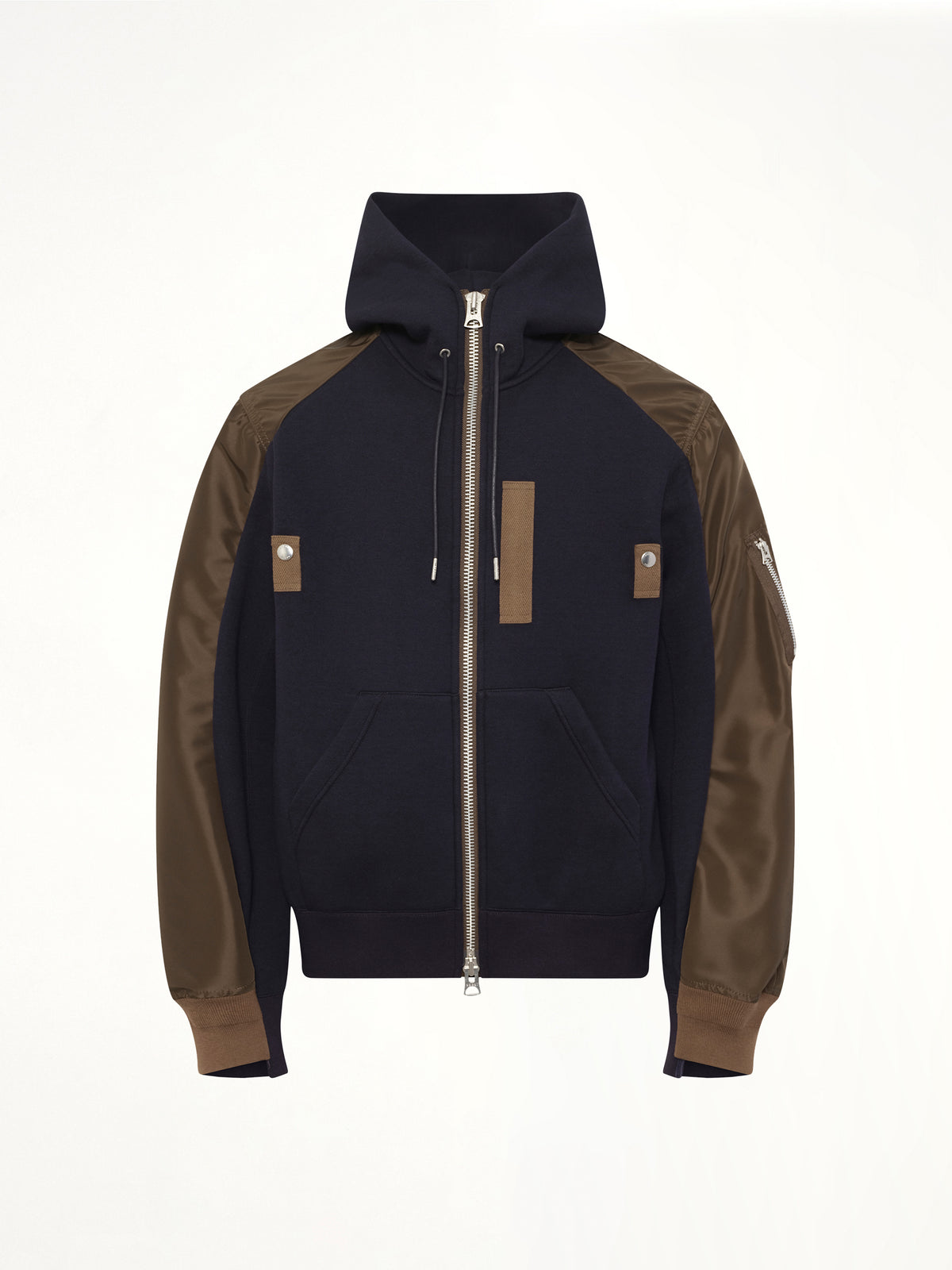 Sponge Sweat Hoodie in Navy/Dark Khaki