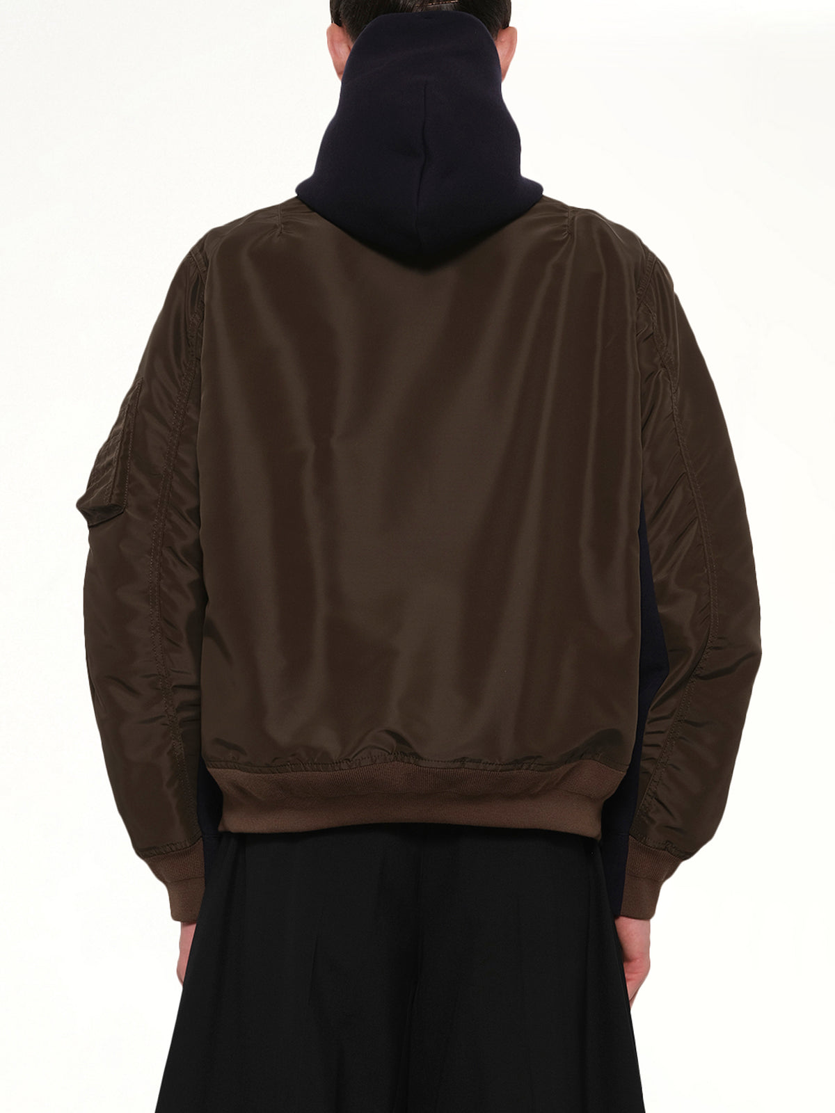Sponge Sweat Hoodie in Navy/Dark Khaki