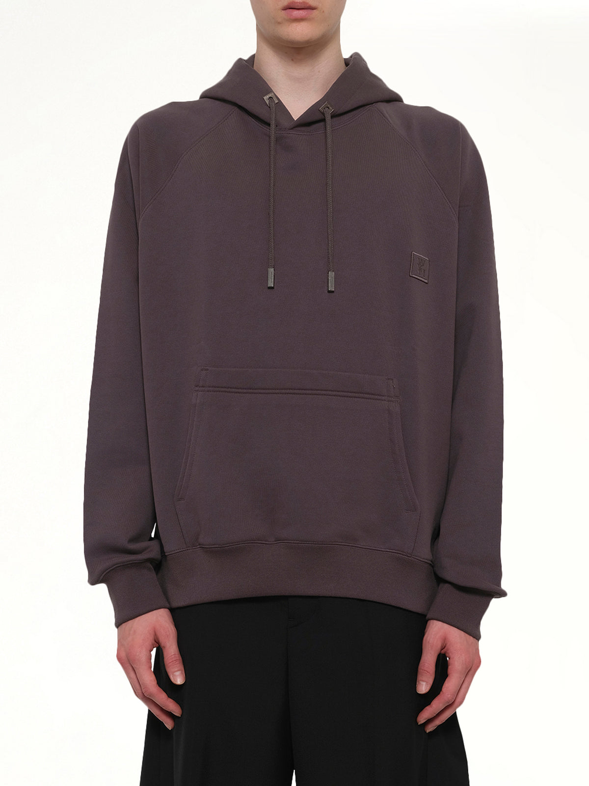 WYM Patch Hoodie in Grey