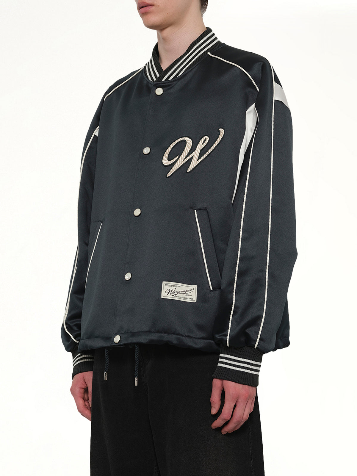 Varsity Jacket in Fresh Green
