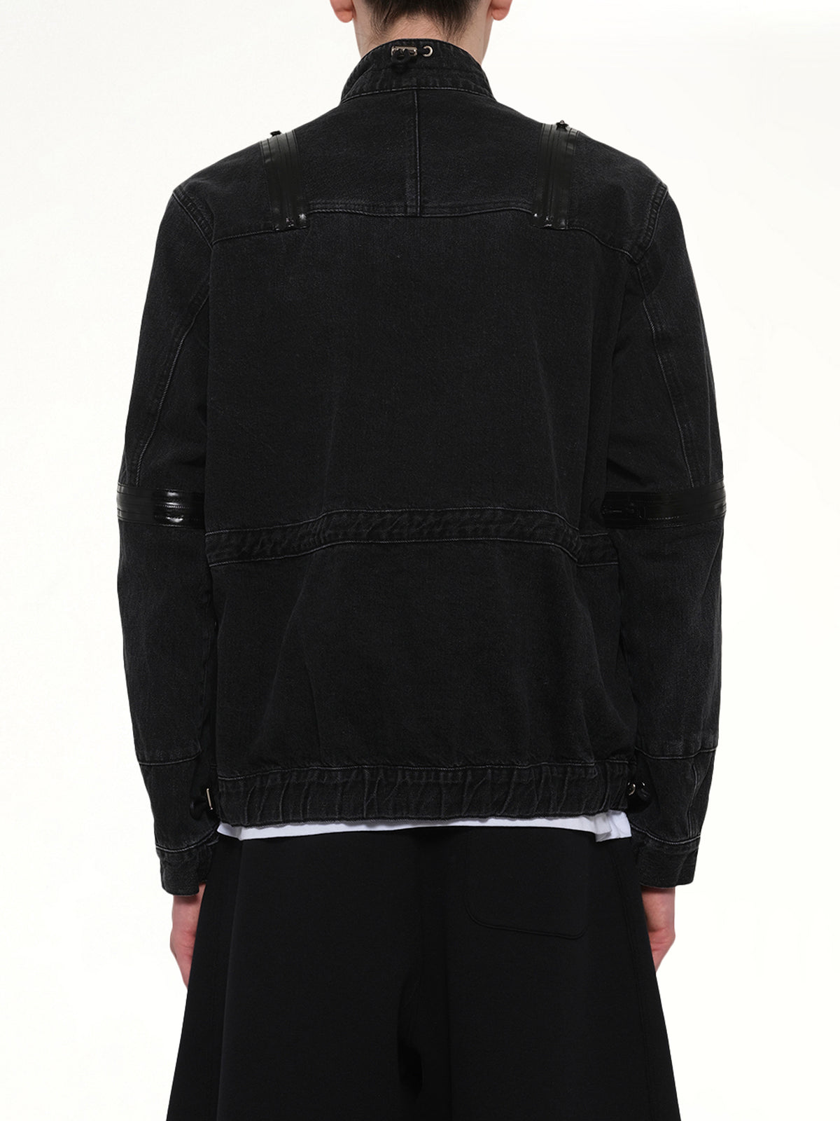 Denim Blouson in Black
