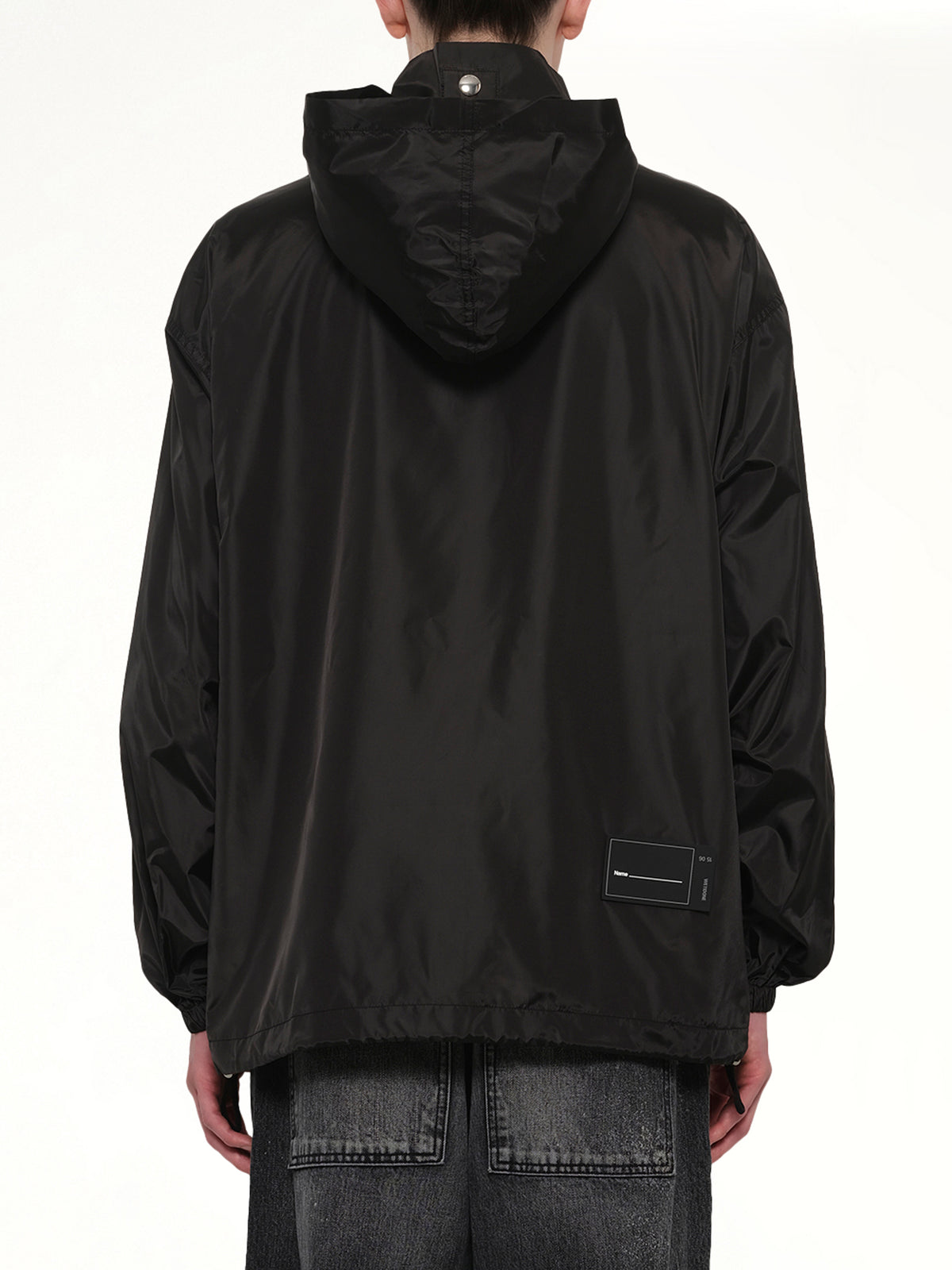 Logo Windbreaker Jacket in Black