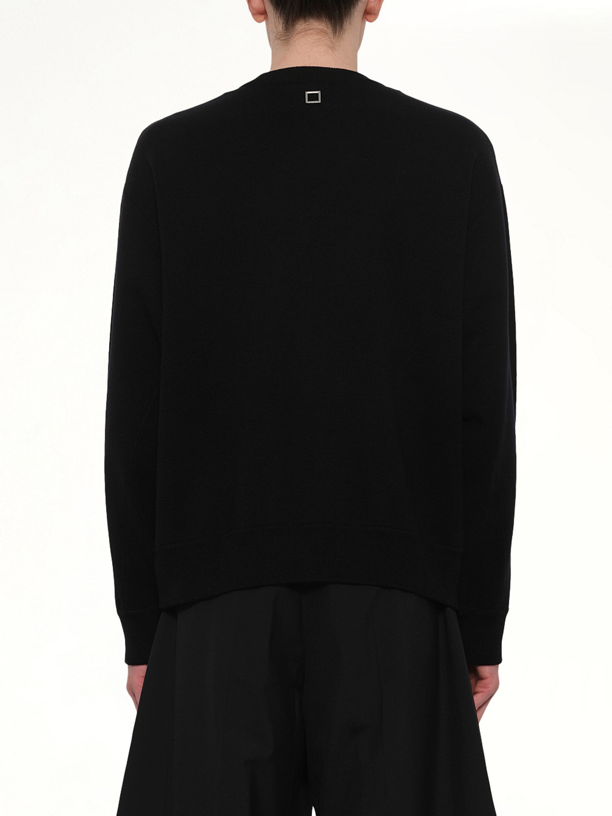 Baseball Logo Sweater in Black