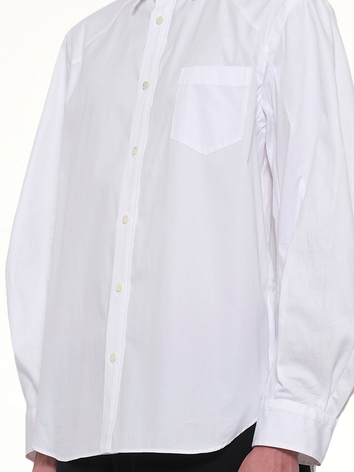 Poplin Shirt in Off White