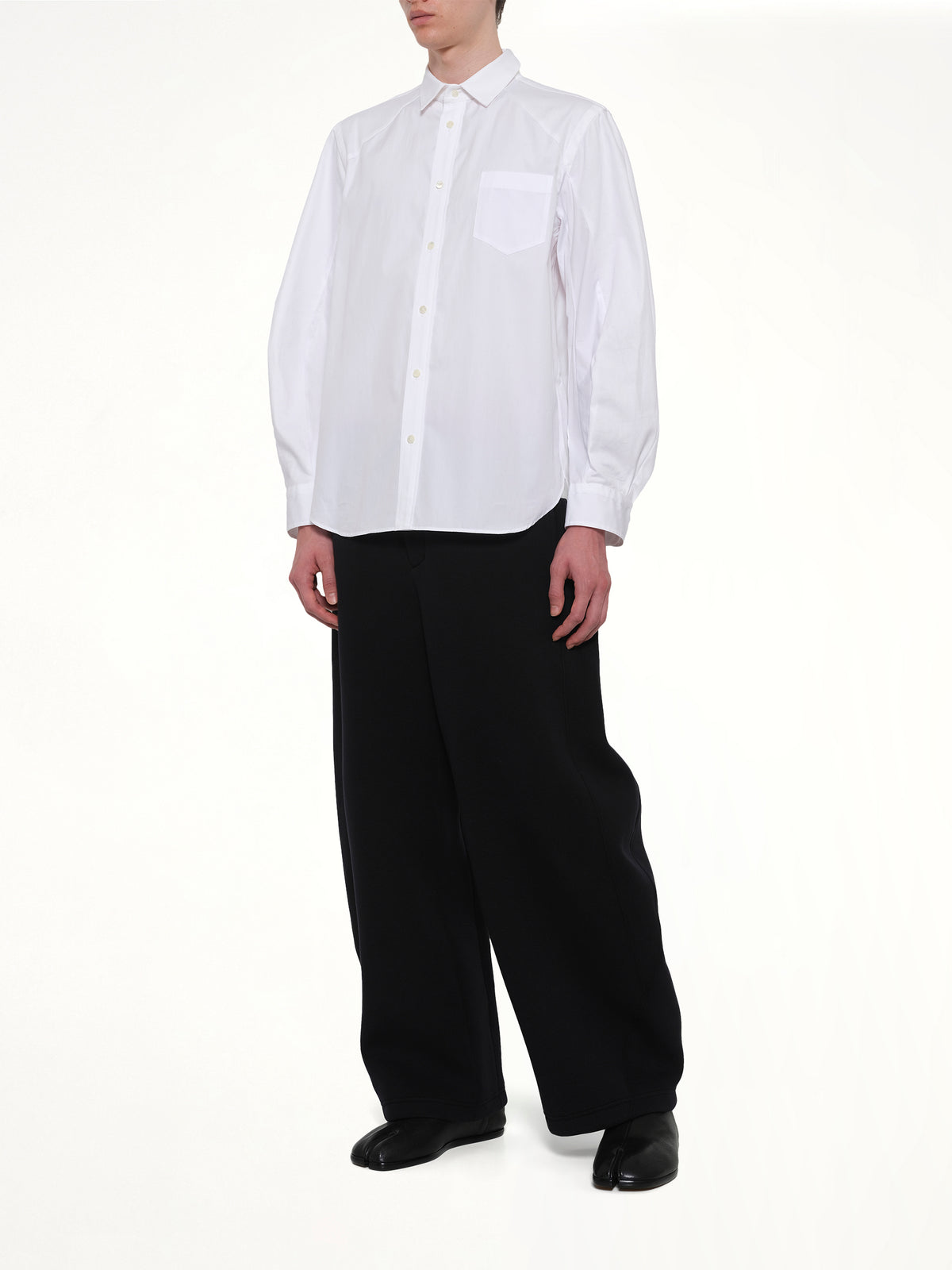 Poplin Shirt in Off White