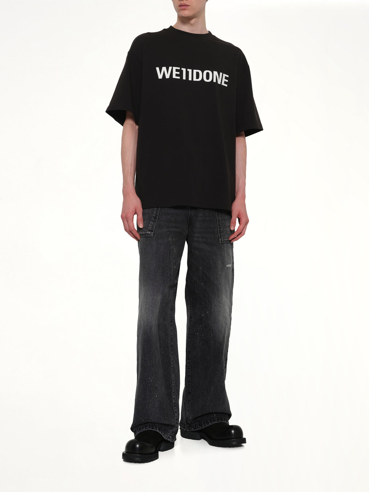 Basic Logo Large T-Shirt in Black