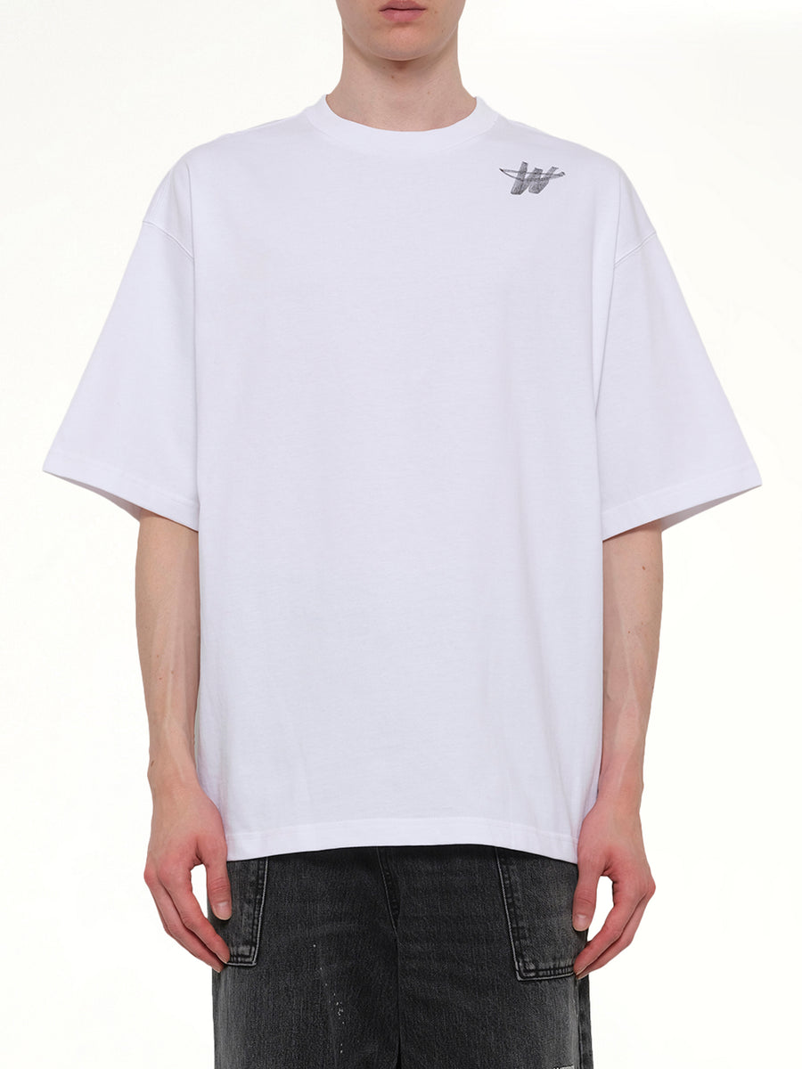 Classic WD Logo T-Shirt in White