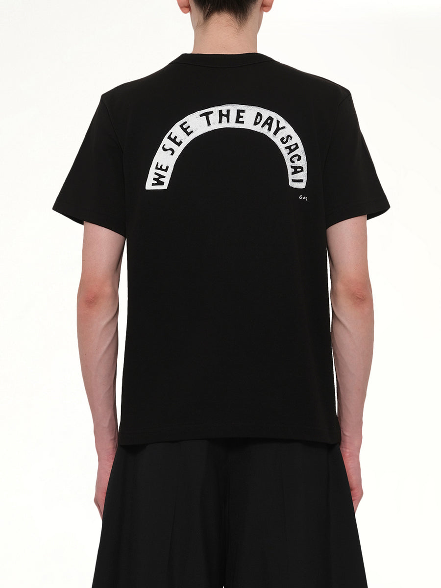 Geoff "We Are People" T-Shirt in Black